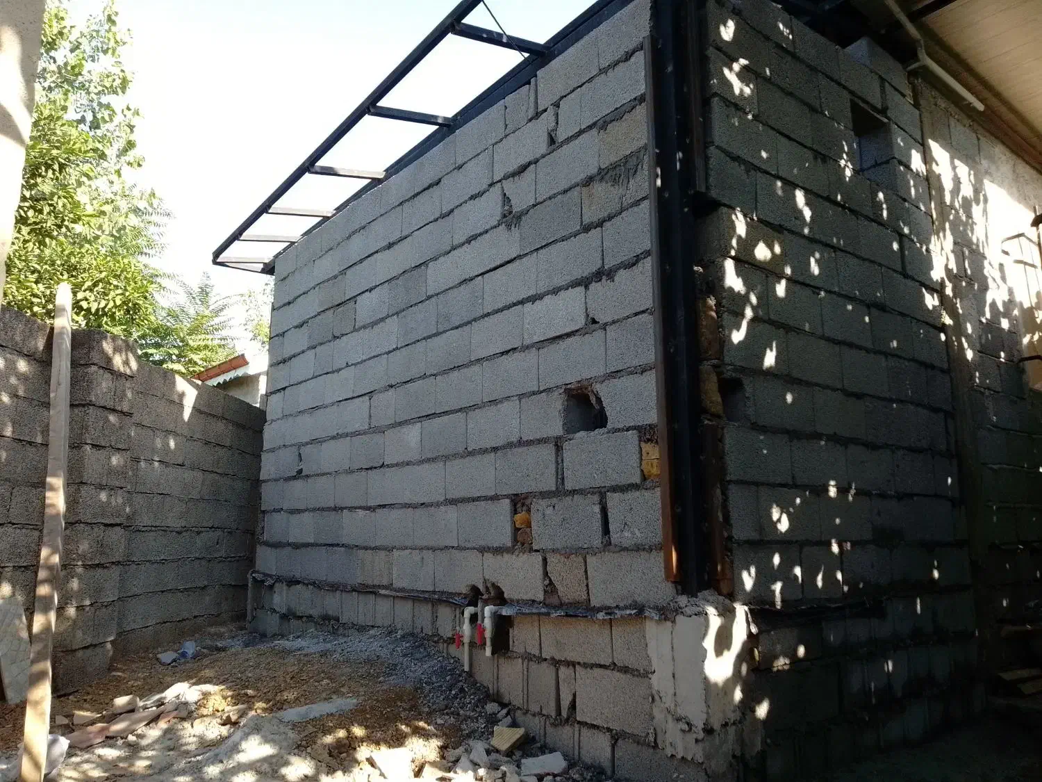 سیمان کاری آجر بلوک چینی نصب  ایزوگام|خدمات پیشه و مهارت|ماسال, |دیوار