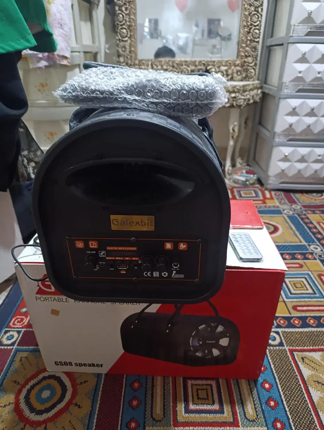 اسپیکر چمدانی مارک Galexbit گلکسی بیت|سیستم صوتی خانگی|اهواز, کوی مهدیس|دیوار