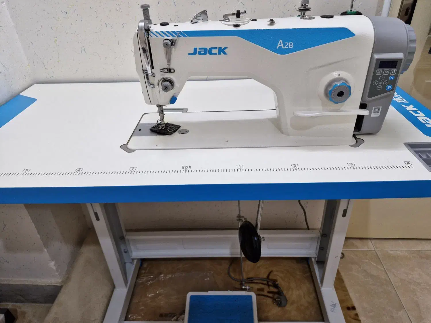 چرخ صنعتی جک a2b راسته نخ زن|چرخ خیاطی و ریسندگی|خرمدره, |دیوار