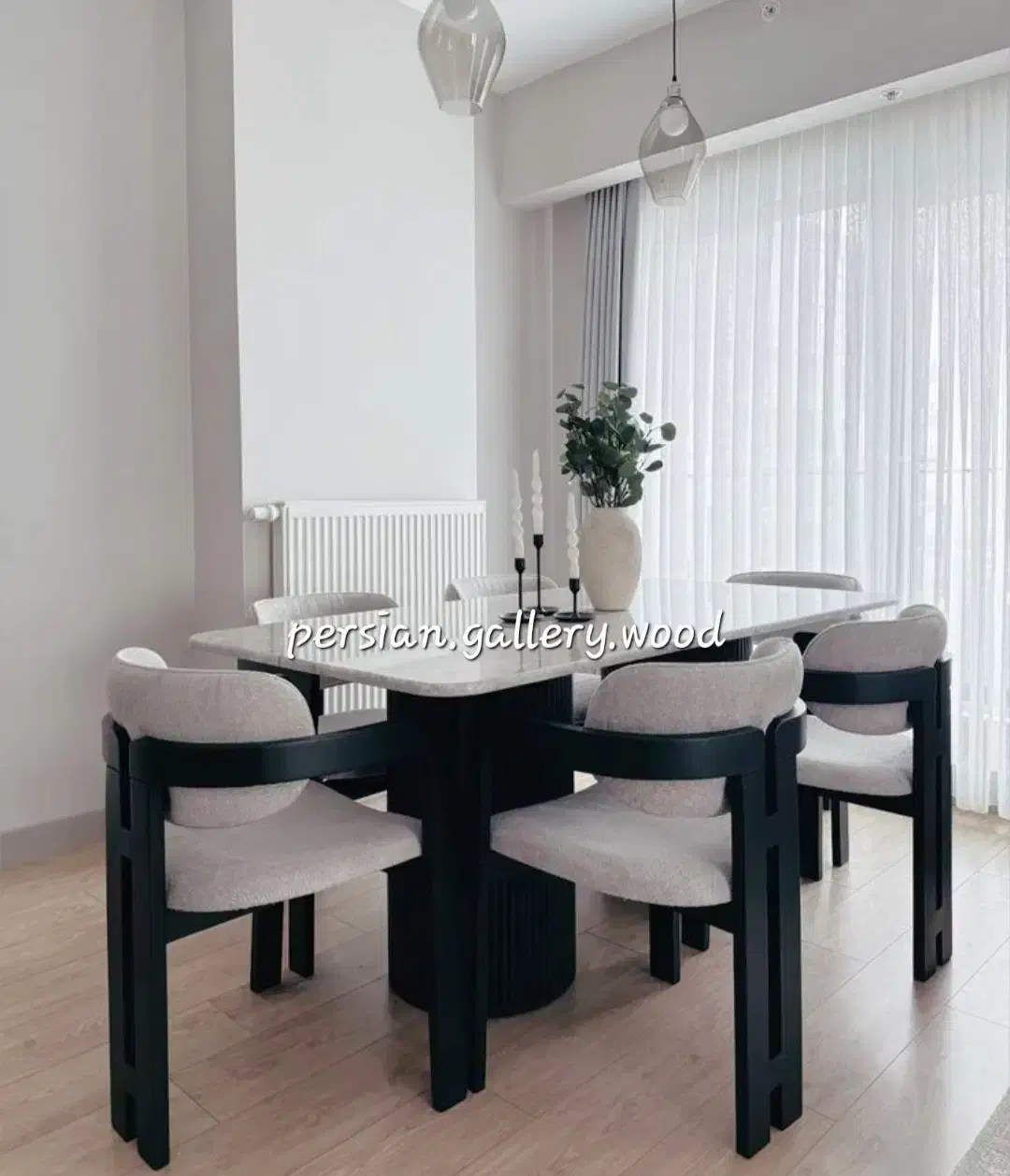 مارِوینا میز ناهار خوری نوبل کالیستو|میز و صندلی غذاخوری|تهران, اوین|دیوار