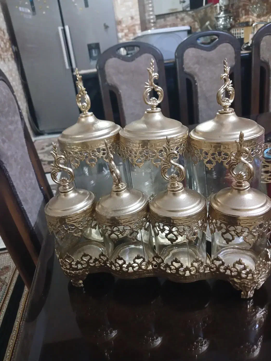 سرویس پا سماور ی|ظروف سرو و پذیرایی|قدس, شهرقدس|دیوار