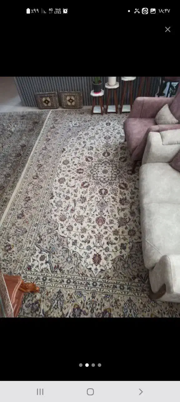 فروش قالی دستباف کار کرده کاشان|فرش|پرند, فاز ۶|دیوار