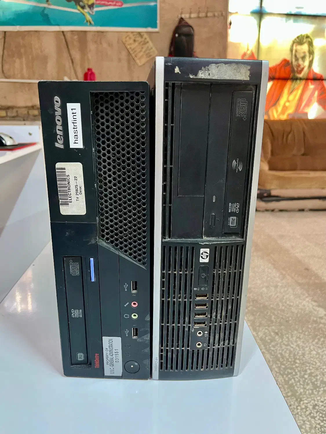 2 عدد مینی کیس Hp و Lenovo|رایانه رومیزی|فردوس (خراسان), |دیوار