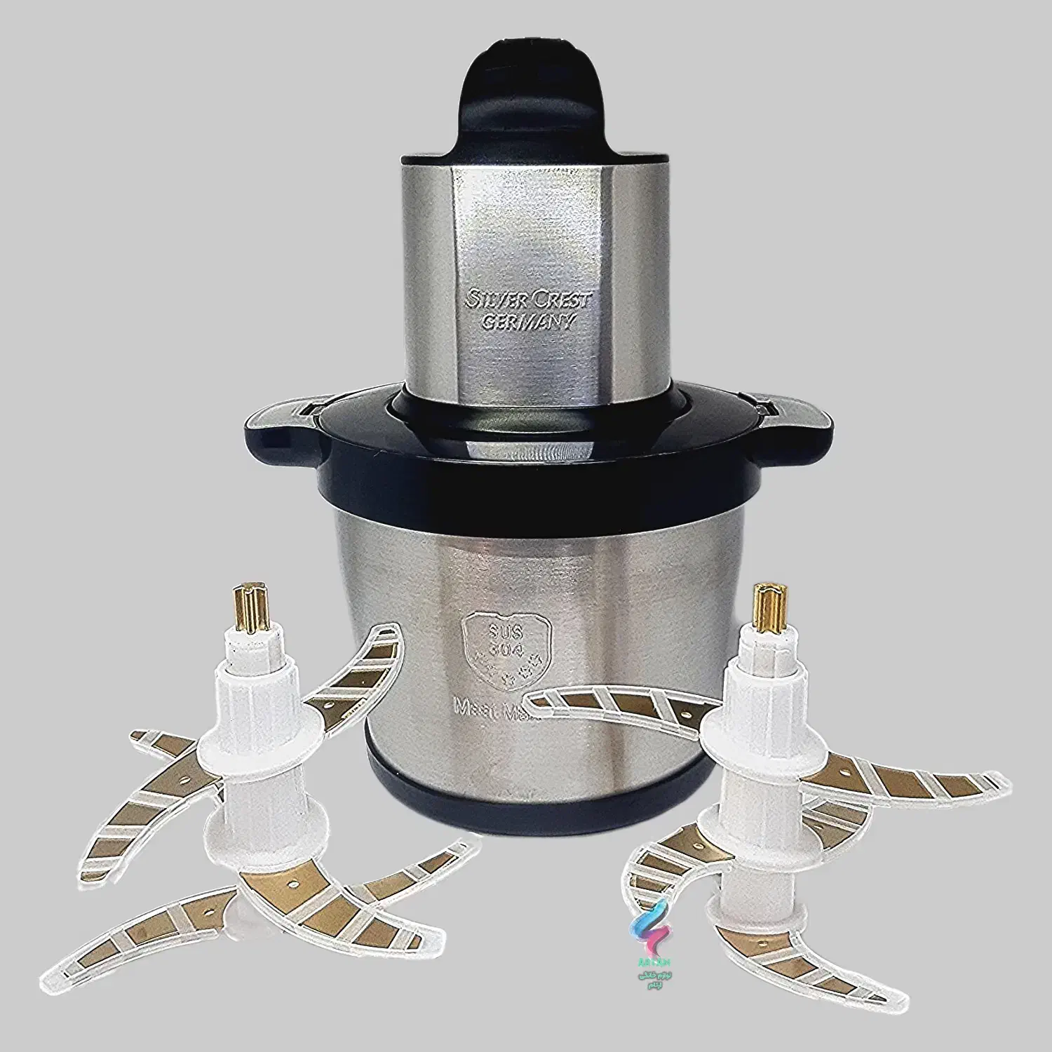 خردکن 8 لیتراصلی گیربکسی سیلورکرست+غذاساز+چرخ گوشت|خردکن، آسیاب، غذاساز|مشهد, هفده شهریور|دیوار