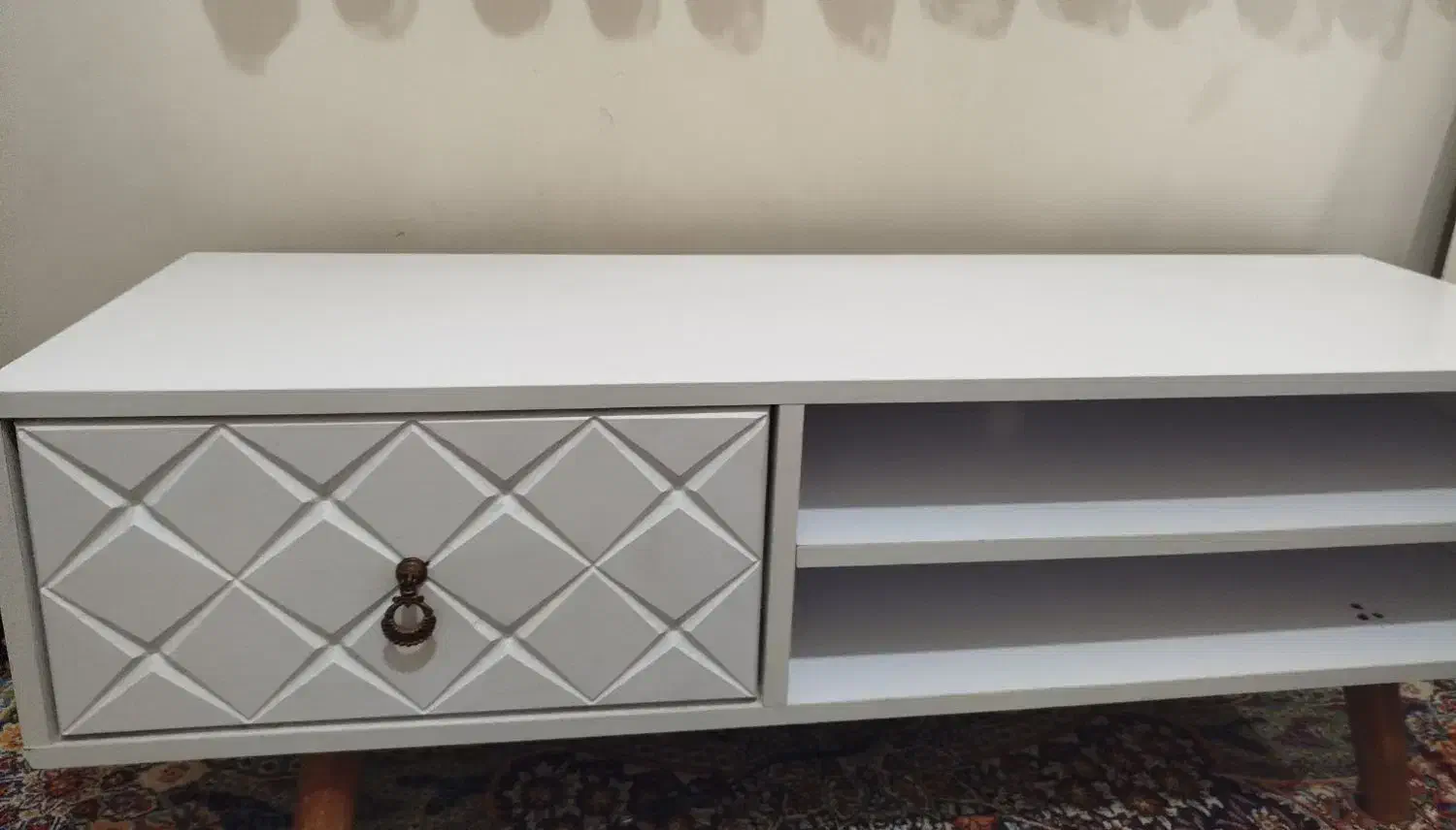 میز تلویزیون سفید|میز تلویزیون|تهران, هاشم‌آباد|دیوار