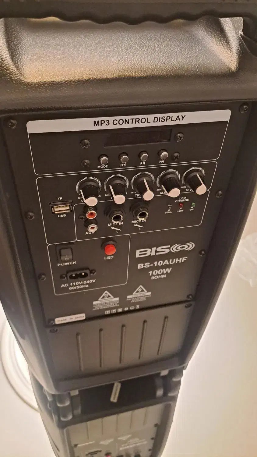 اسپیکر شارژی بیسکو10اینچ|پخش‌کننده همراه|تهران, هفده شهریور|دیوار