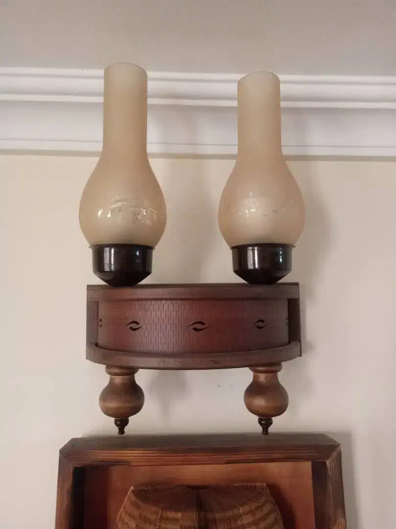 لوستر چوبی|لوستر و چراغ آویز|کرج, عظیمیه|دیوار