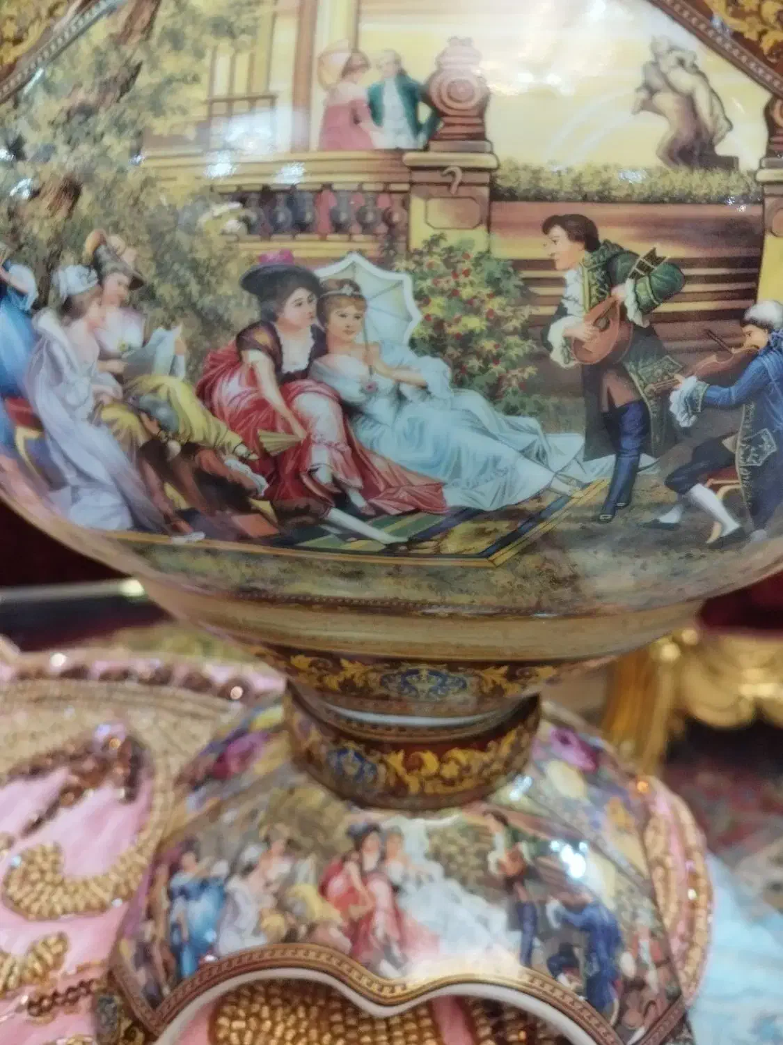 کشکول شکلات خوری چینی وارداتی|ظروف سرو و پذیرایی|تهران, سازمان آب|دیوار