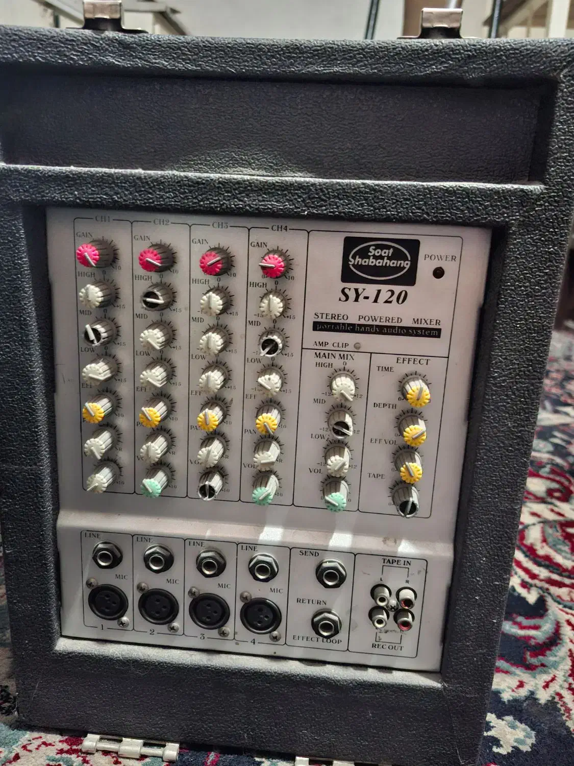 اسپیکر قوی turbo sound ip500 به همراه یک آمپلی|سیستم صوتی خانگی|تهران, شهرک فردوس (حسینی)|دیوار