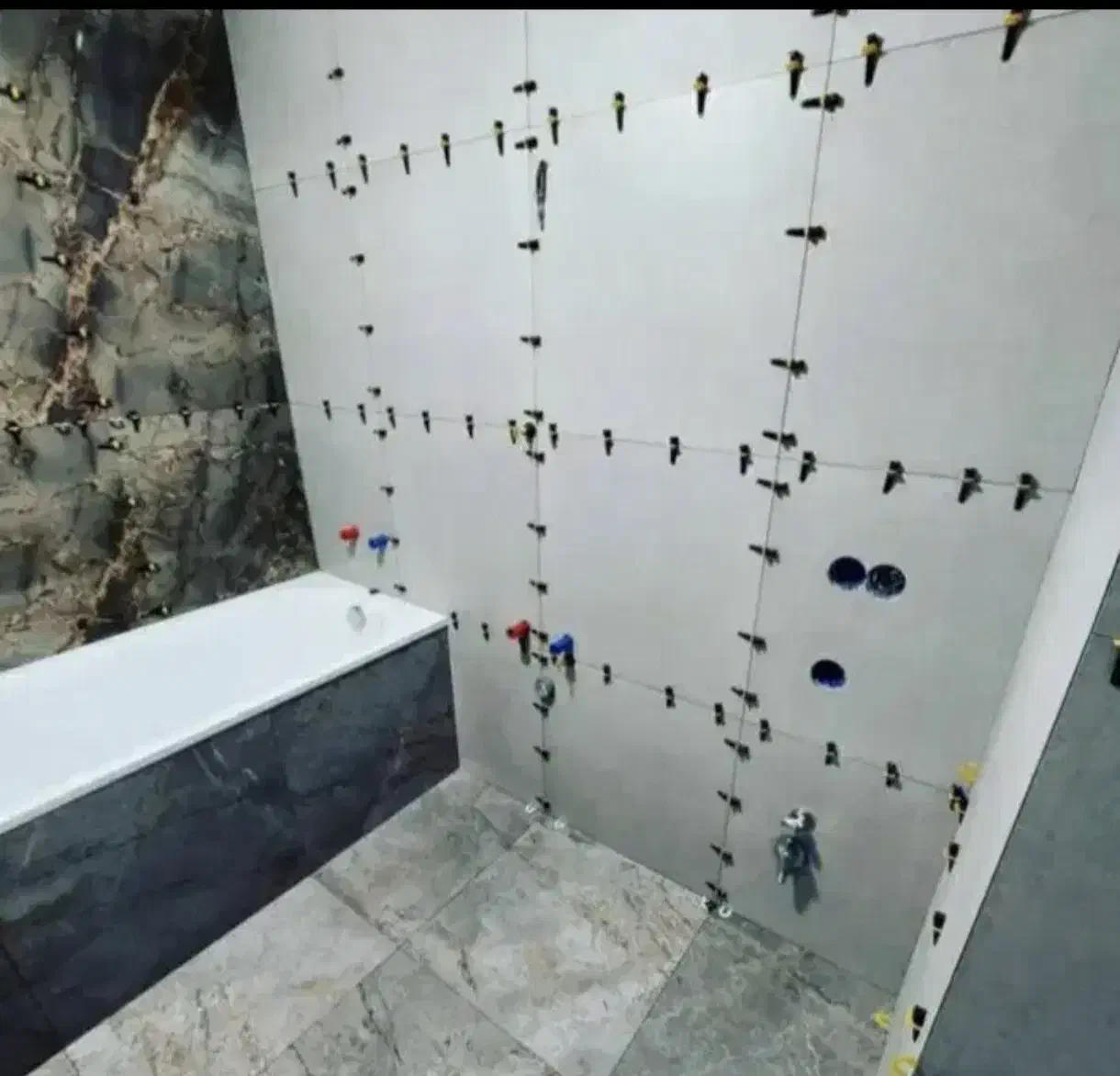 کاشی کار دوغابی و چسبی وسنگ پله|خدمات پیشه و مهارت|آبادان, |دیوار