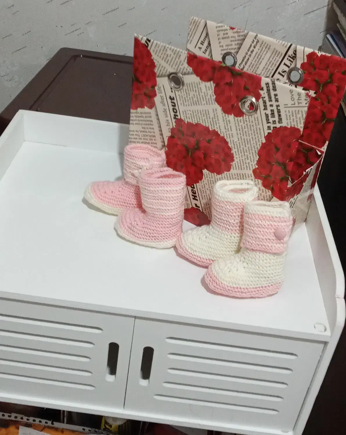 کفش بافتنی|کفش و لباس بچه|اصفهان, باغ زرشک|دیوار