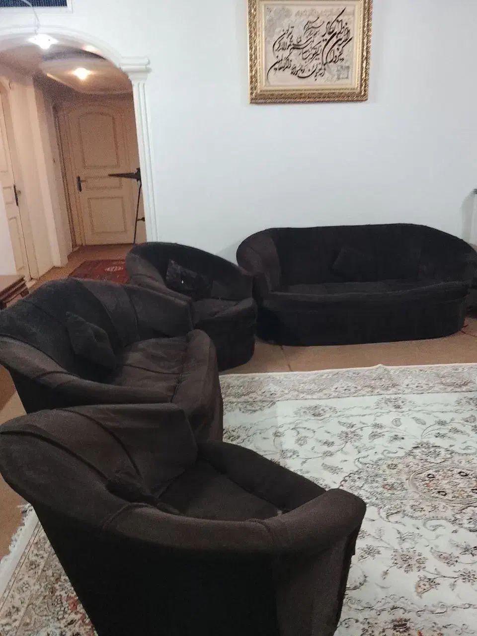 مبل ۷ نفره مخمل|مبلمان خانگی و میز عسلی|مشهد, ویلاشهر|دیوار