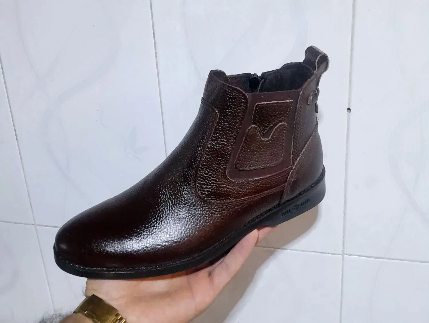 کفش نیم بوت چرم طبیعی گاوی مردانه|کیف، کفش، کمربند|اهواز, کیانشهر|دیوار