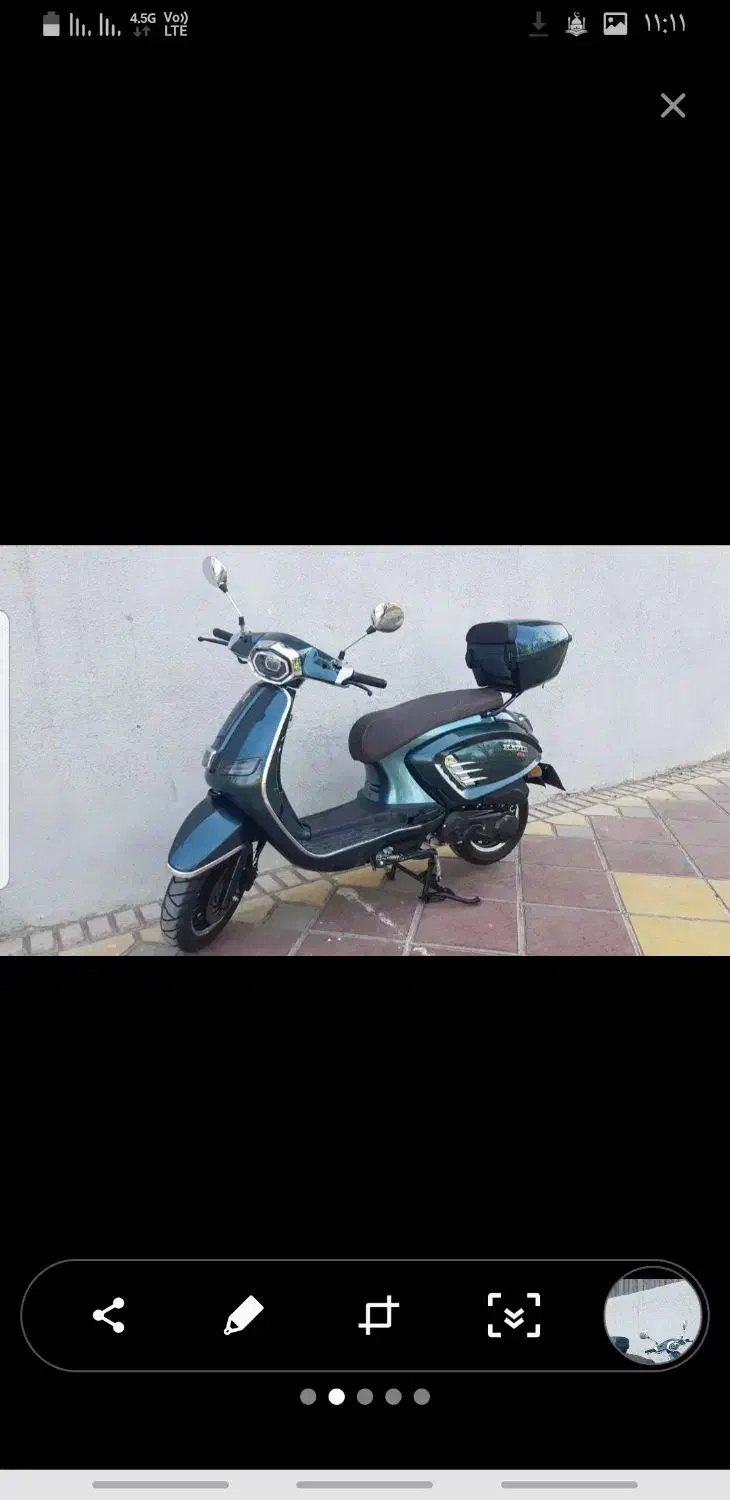 طرح وسپا s5 کویر درحد صفر|موتورسیکلت|تهران, نبی اکرم|دیوار