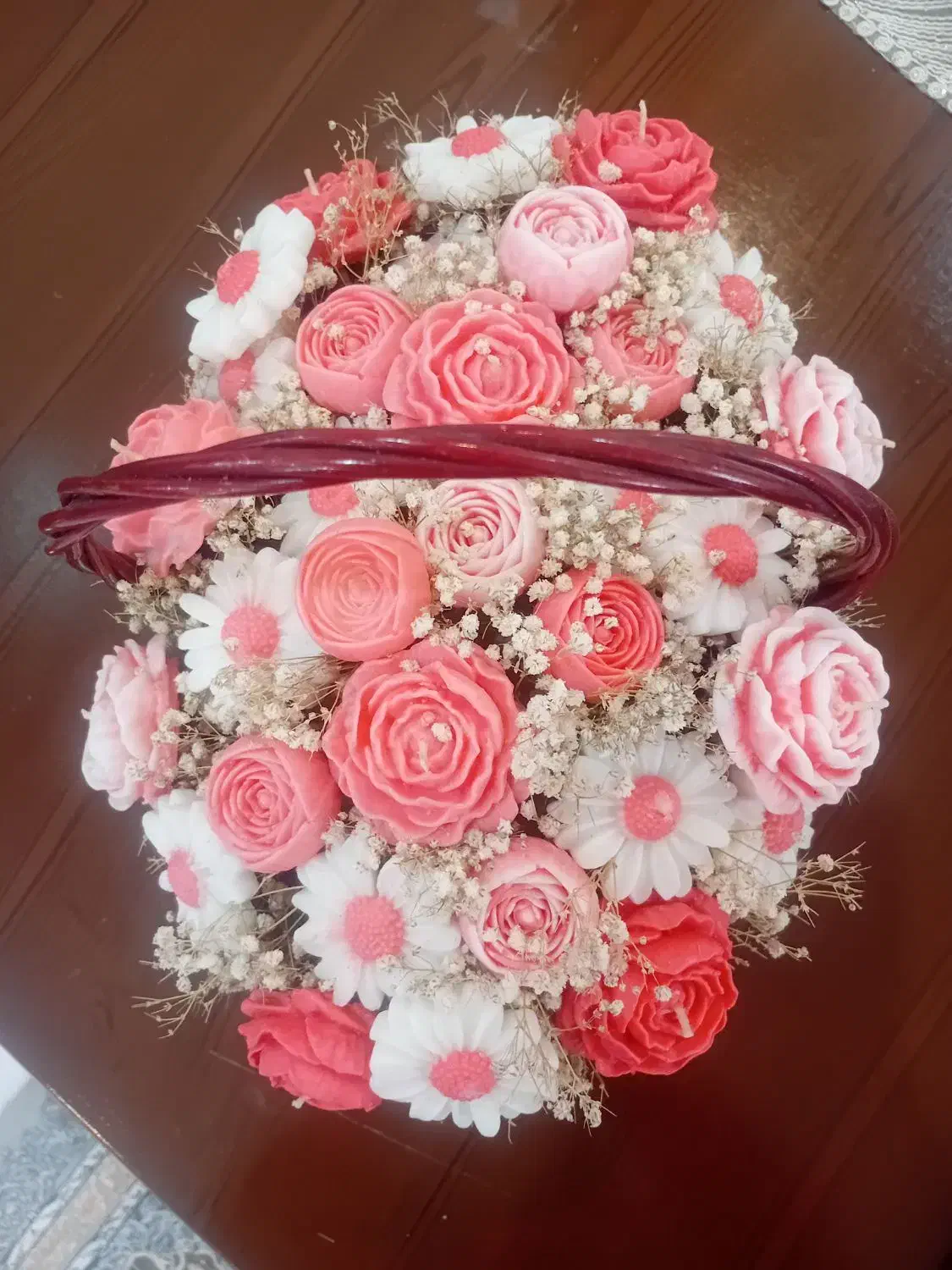 باکس گل شمعی|گل مصنوعی|بهارستان, |دیوار