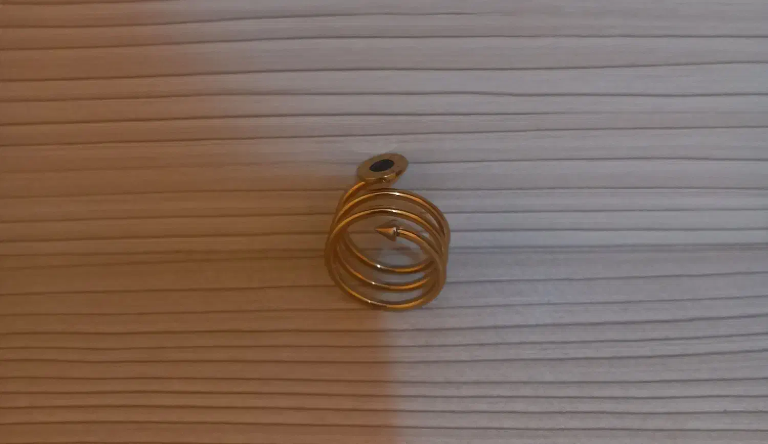 انگشتر استیل  طرح مارپیچ نو|بدلیجات|اصفهان, برازنده|دیوار