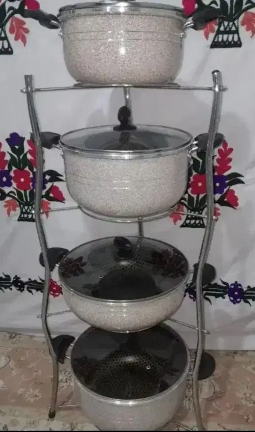 قابلمه های نو  ۸ پارچه|ظروف پخت‌وپز|قدس, شهر‌قدس|دیوار
