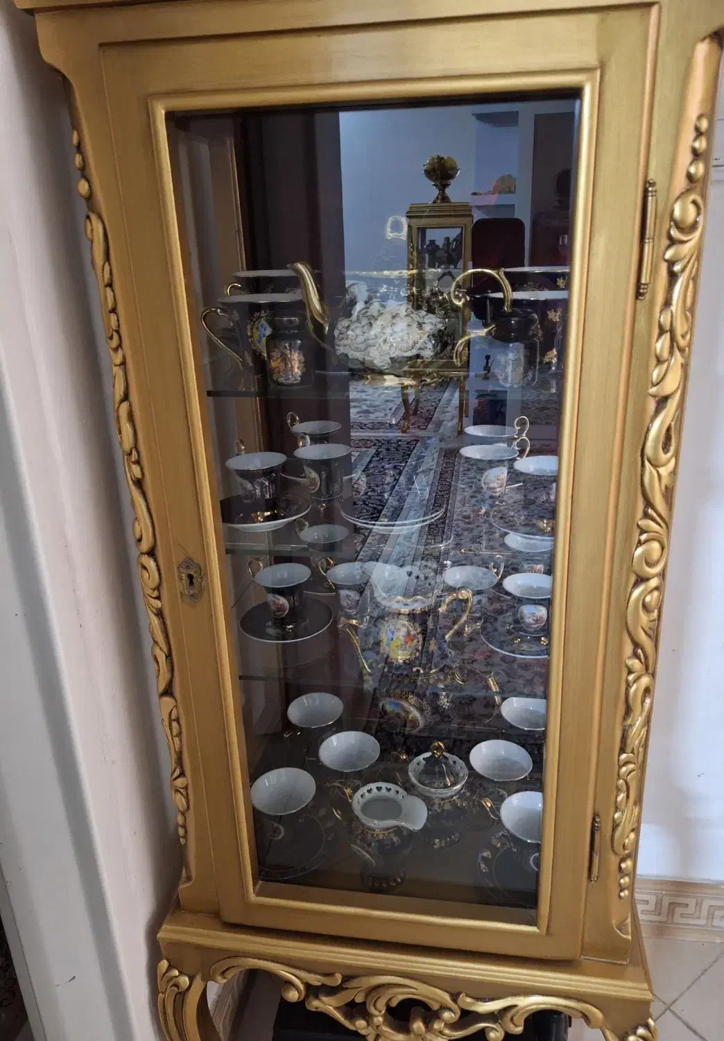 گنجه یک جفت، بوفه، ویترین|بوفه، ویترین، کنسول|گلبهار, شهر جدید گلبهار|دیوار