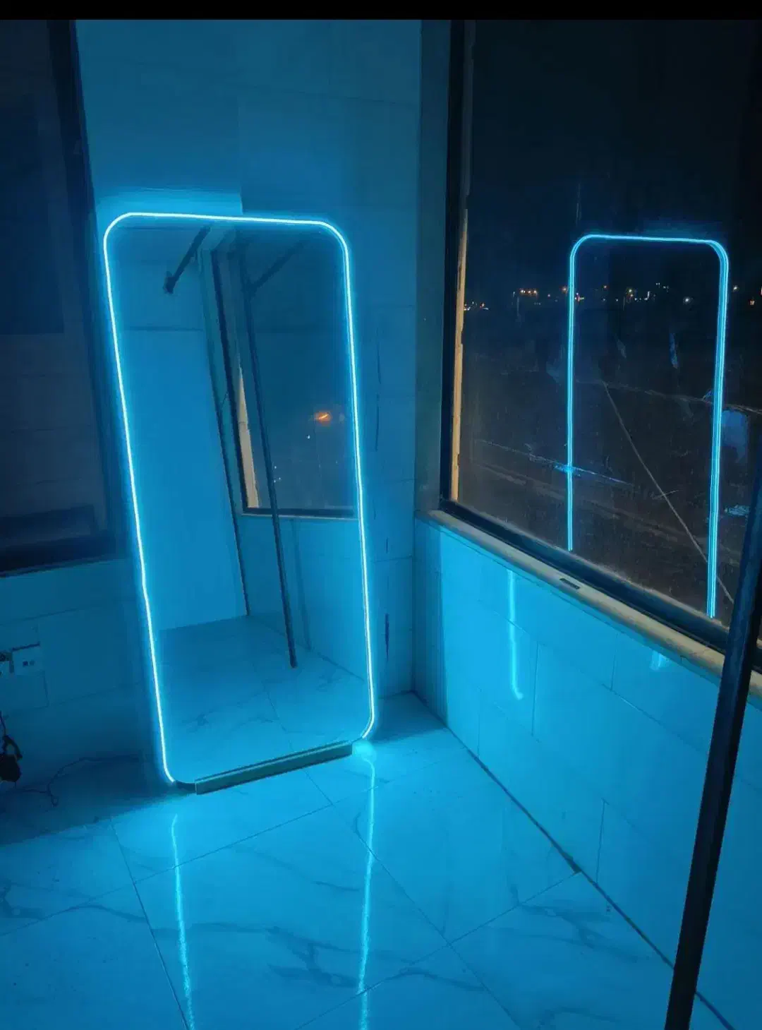 انواع اینه قدی پایه عصایی و دور فلز|آینه|شیراز, تندگویان|دیوار