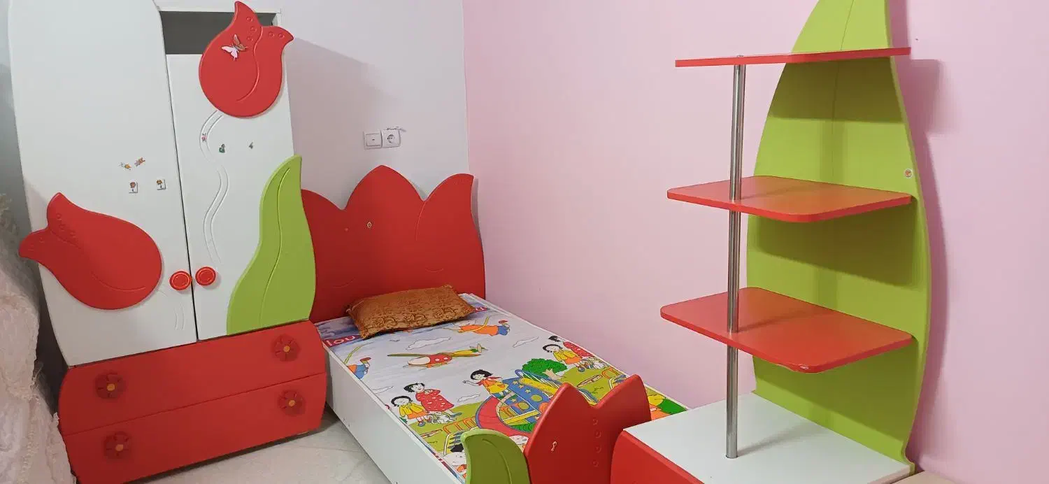 سرویس خواب دخترانه|تخت و سرویس خواب|بیرجند, |دیوار