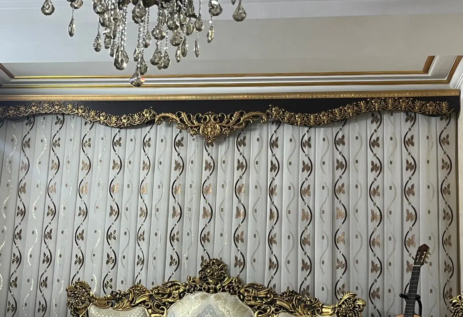 پرده|پرده، رانر، رومیزی|قم, هنرستان|دیوار