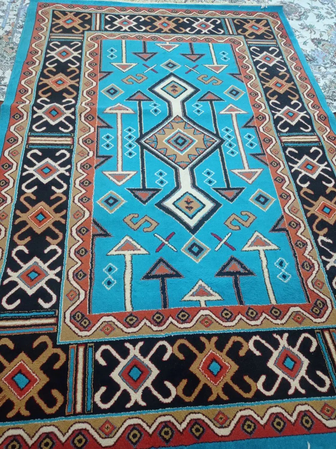 گلیم فرش۶ متری|گلیم، جاجیم، گبه|خرمآباد, |دیوار