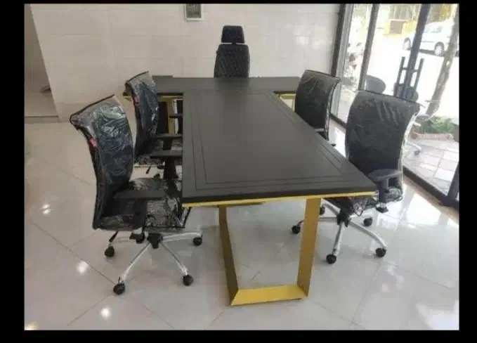 میز کنفرانس ۴ و۶ نفره و میز ریاست ابعاد سفارشی|مبلمان اداری|اصفهان, بابوکان جنوبی|دیوار