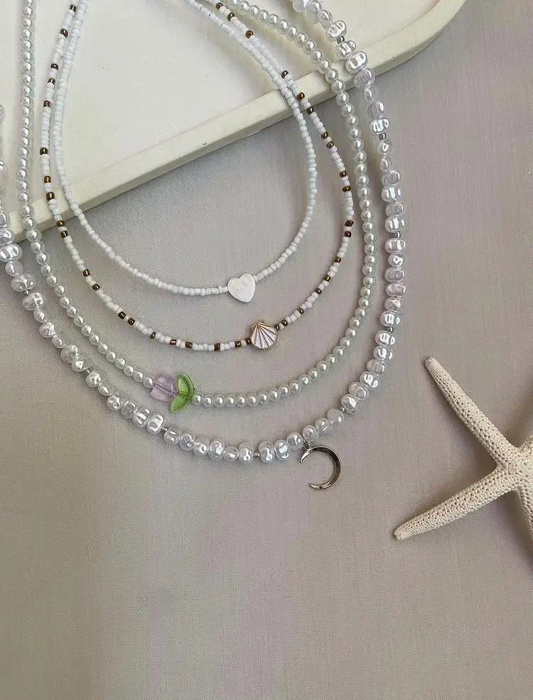 کالکشن گردنبند سفید|بدلیجات|اردبیل, |دیوار