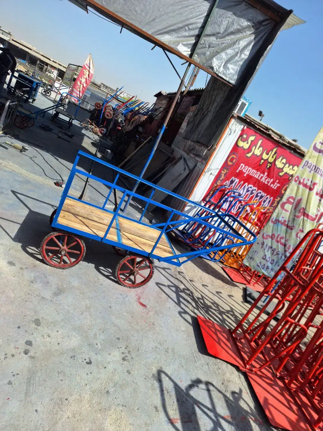 گاری چهار چرخ دستی ۱تن روسی پاپ برند اصلی روس|ابزارآلات|تهران, آذری|دیوار