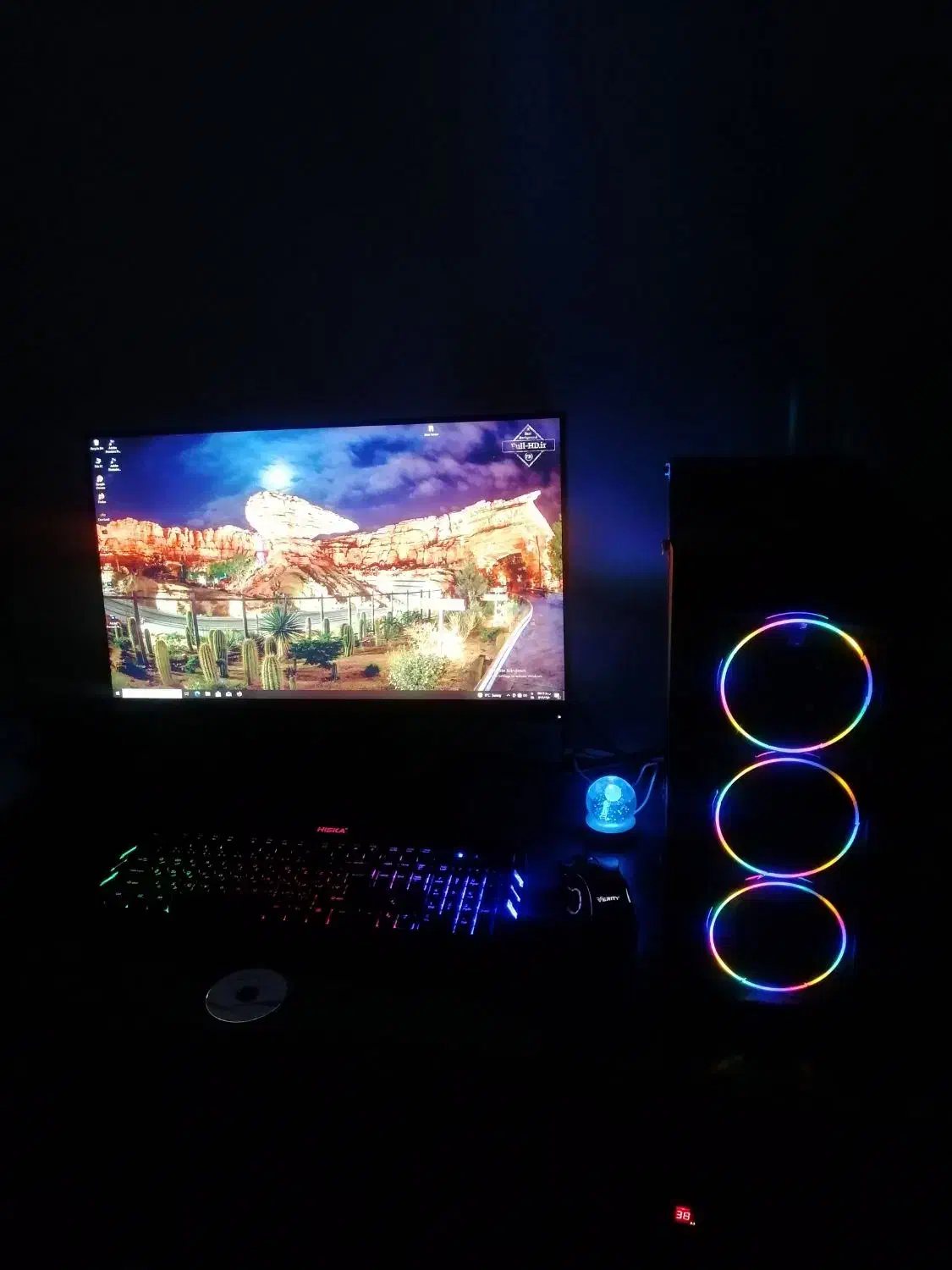 کیس گیمینگ نسل 12 و مانیتور با کیفیت 2k|رایانه رومیزی|قزوین, |دیوار