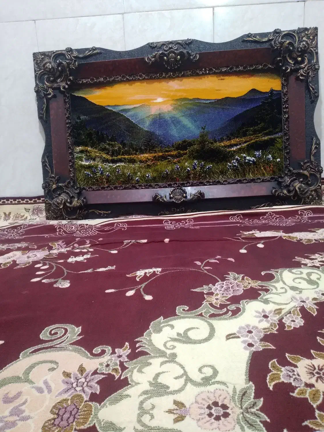 تابلو  منظره|تابلو فرش|بروجرد, |دیوار