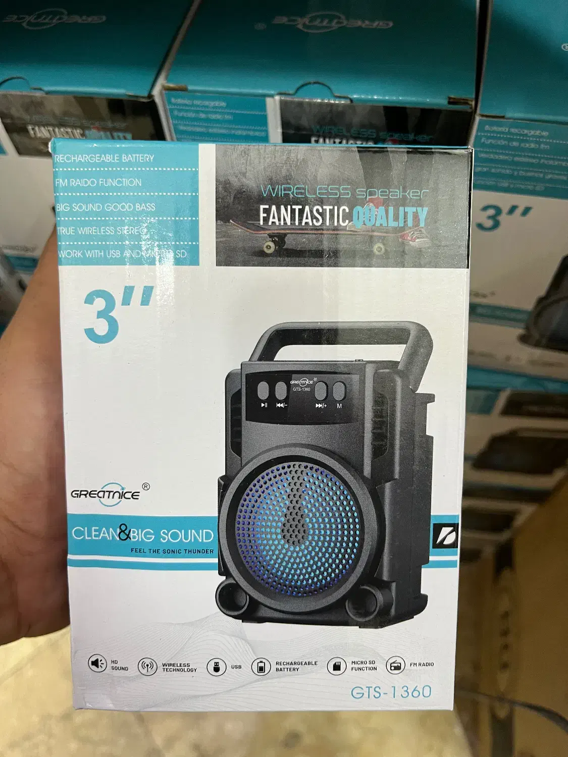 اسپیکر ۳ اینچ great nice 1363/اسپیکر بلوتوثی|پخش‌کننده همراه|تهران, افسریه جنوبی|دیوار