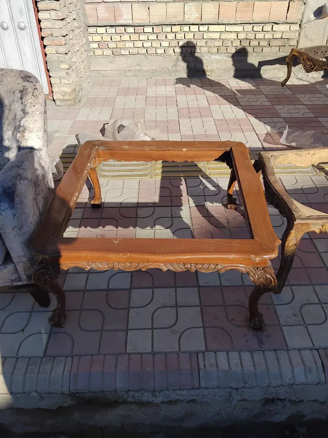 انواع میز جلو با چوب راش گرجستان|مبلمان خانگی و میز عسلی|گمیشان, |دیوار