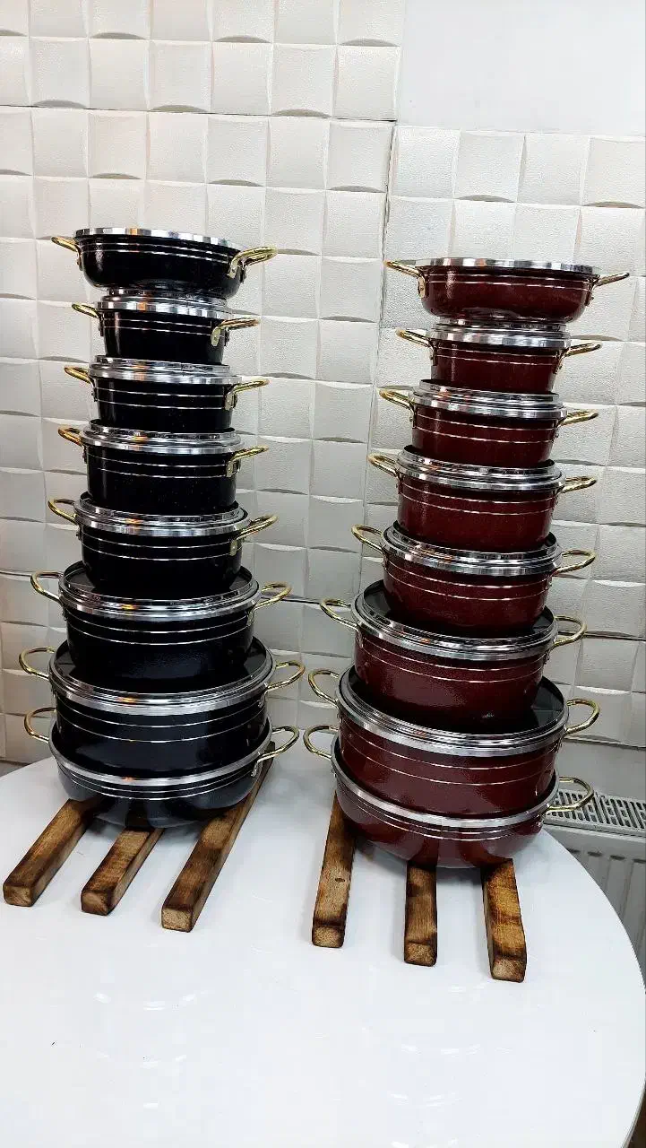 سرویس قابلمه ۱۴ پارچه|ظروف پختوپز|تبریز, |دیوار