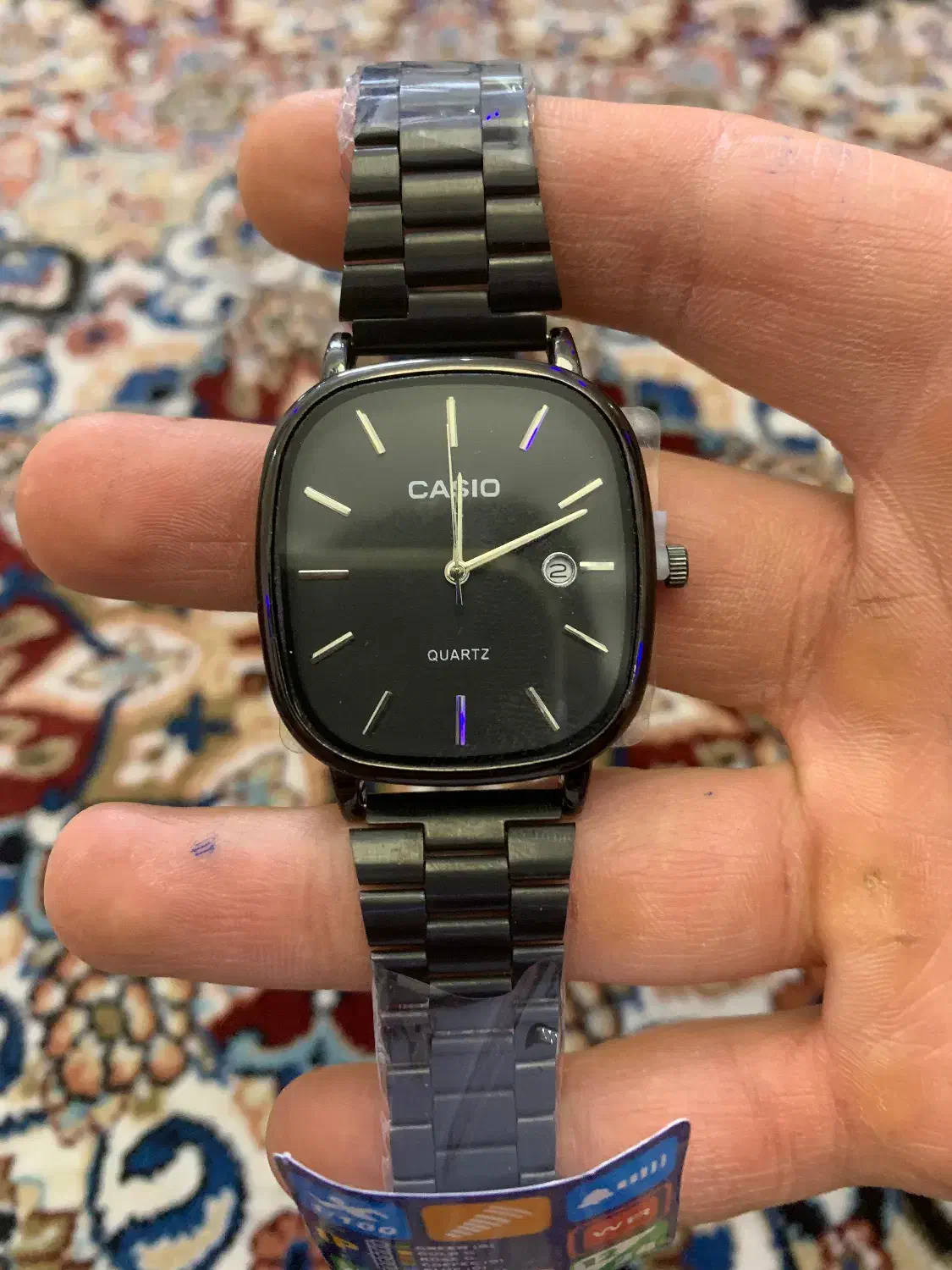 ساعت کاسیو بند مشکی فلزی|ساعت|تهران, تختی|دیوار