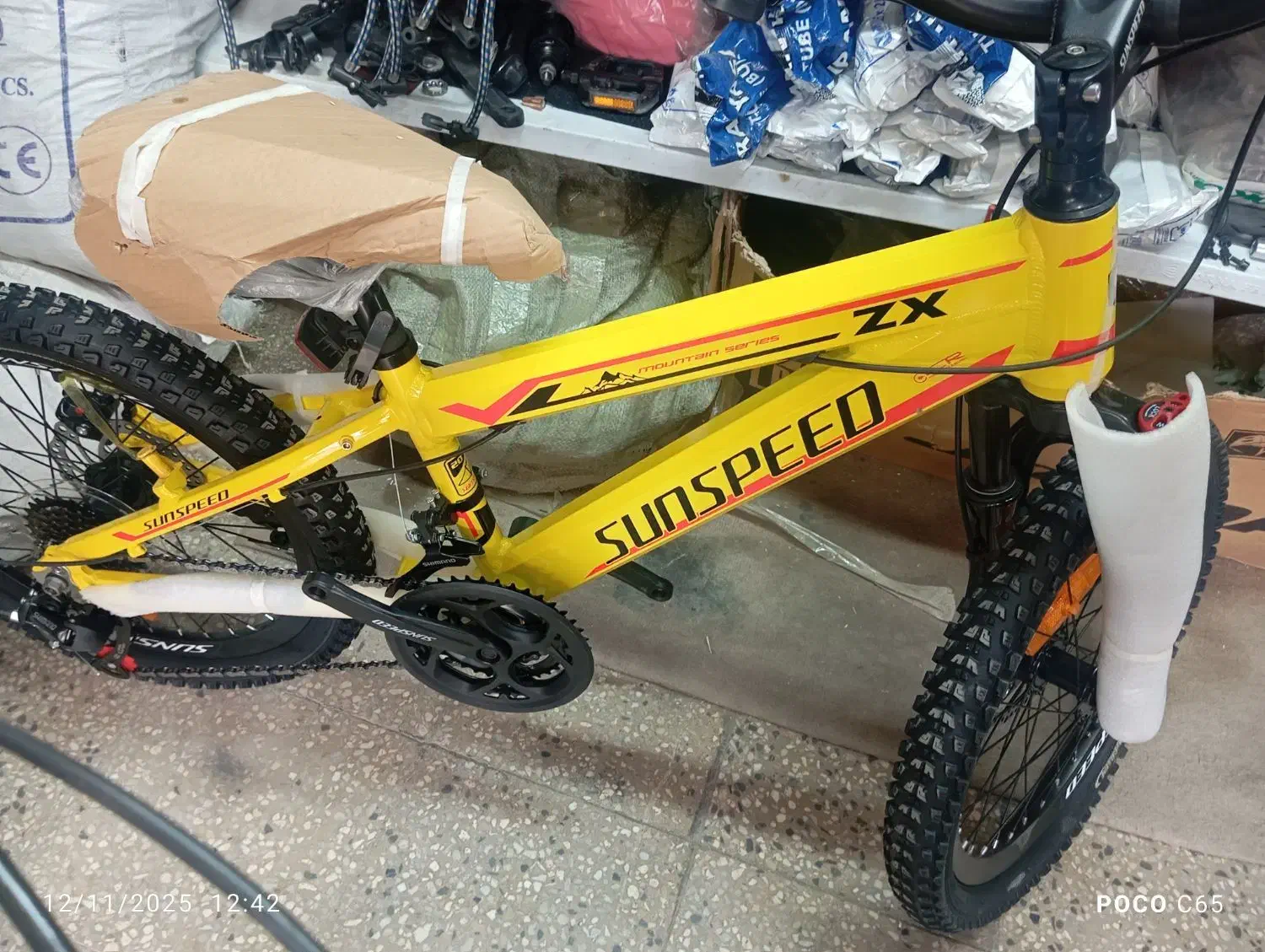 دوچرخه سایز ۲۰دنده ای سان اسپید zx|دوچرخه، اسکیت، اسکوتر|اصفهان, باتون|دیوار