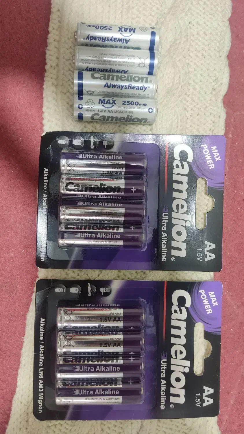 باتری قلمی شارژی و عادی کمیلون|دوربین عکاسی و فیلم‌برداری|تهران, هاشمی|دیوار