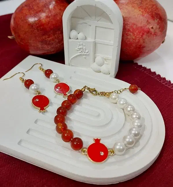 اکسسوری سنگی یلدایی،یلدا،دستبند سنگی|بدلیجات|مشهد, کوثر|دیوار