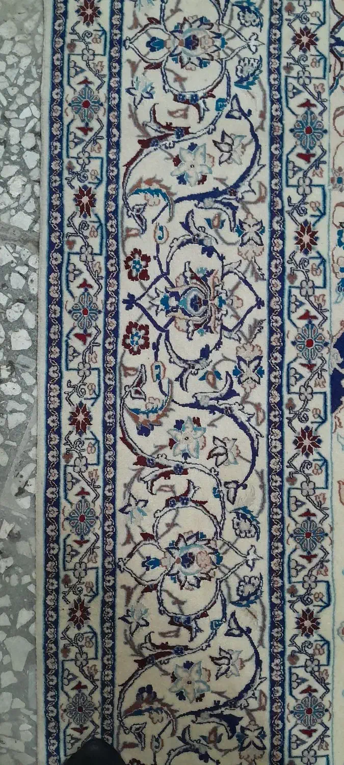 فرش دستباف ابریشم نایین ۹ متری ۶ لا|فرش|اصفهان, آزادان|دیوار