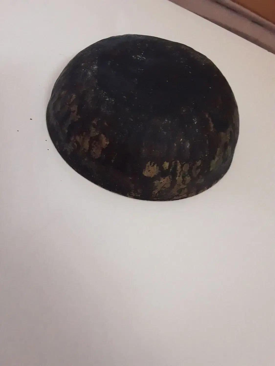 پیاله برنجی قدیمی و عتیقه|کلکسیون اشیاء عتیقه|مراغه, |دیوار