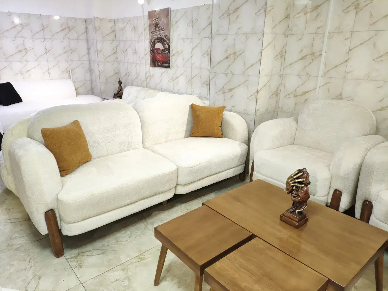 مبل راحتی سالیز تدی ست ۸ نفره|مبلمان خانگی و میز عسلی|مشکیندشت, |دیوار