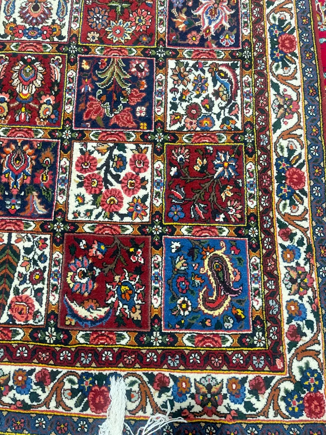 قالیچه دستبافت|فرش|اصفهان, باغ نگاره|دیوار