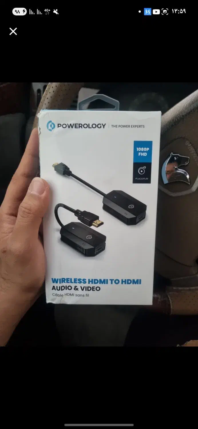 دستگاه دانگل انتقال تصویر بی سیم Hdmi پاورلوژی|قطعات و لوازم جانبی رایانه|اصفهان, حسین‌آباد|دیوار