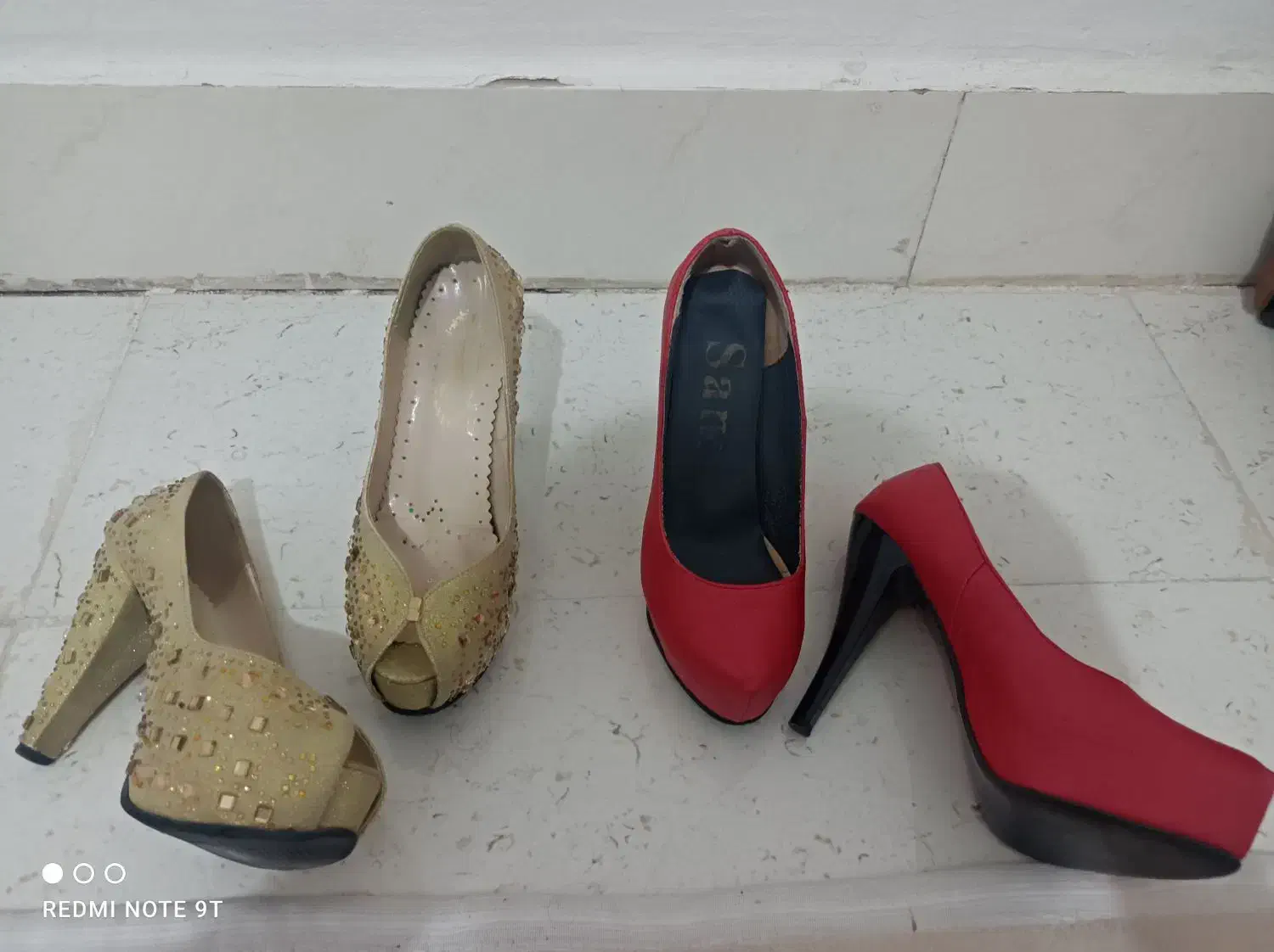 کفش مجلسی زنانه|کیف، کفش، کمربند|قروه, |دیوار