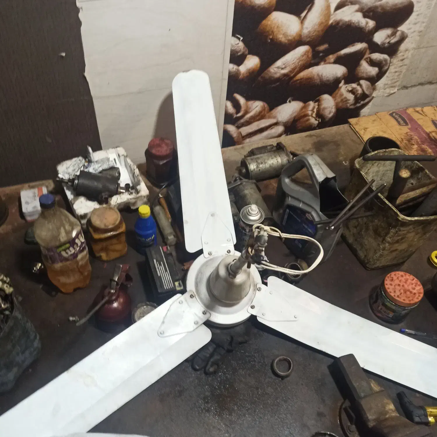 پنکه سقفی|پنکه و تصفیهکنندهٔ هوا|بندرعباس, |دیوار