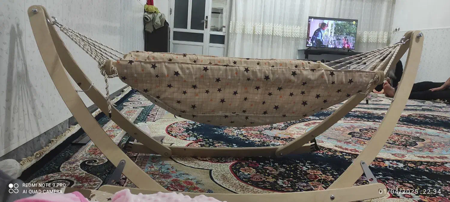 گهواره ننو|تخت و سرویس خواب|پارس‌آباد, |دیوار