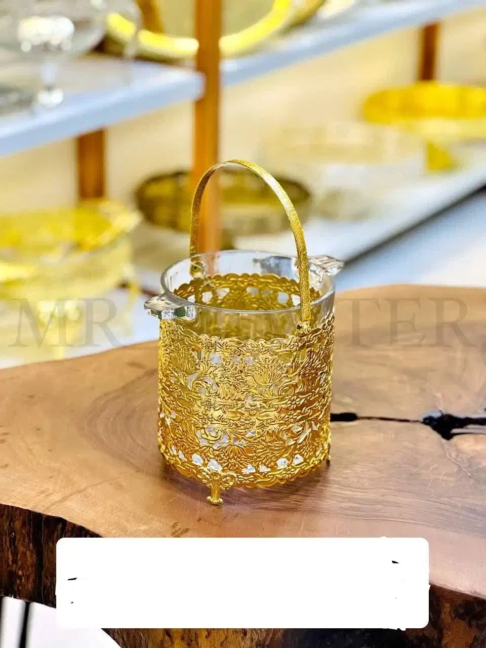 یخدان بلوری سرسفره|ظروف سرو و پذیرایی|قم, نیروگاه|دیوار