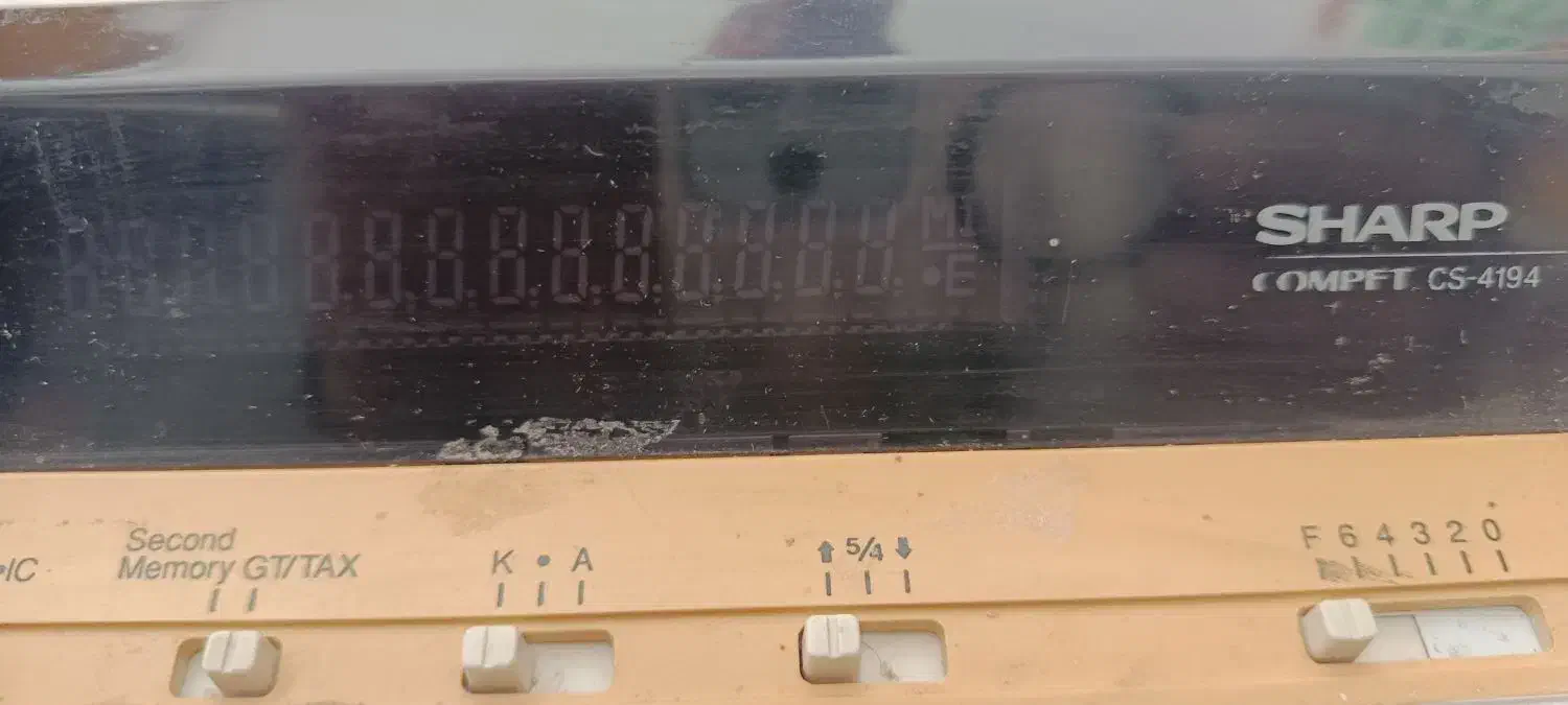 ماشین حساب پرینتر دار عتیقه شارپ|لوازم التحریر|میاندوآب, |دیوار