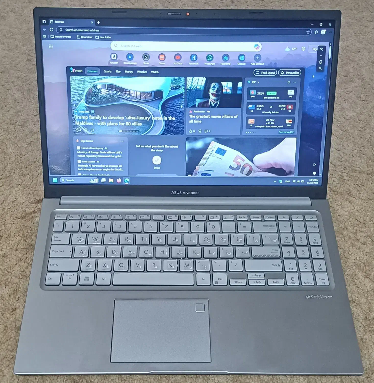لپ تاپ ASUS Vivobook در حد نو|رایانه همراه|چالوس, |دیوار