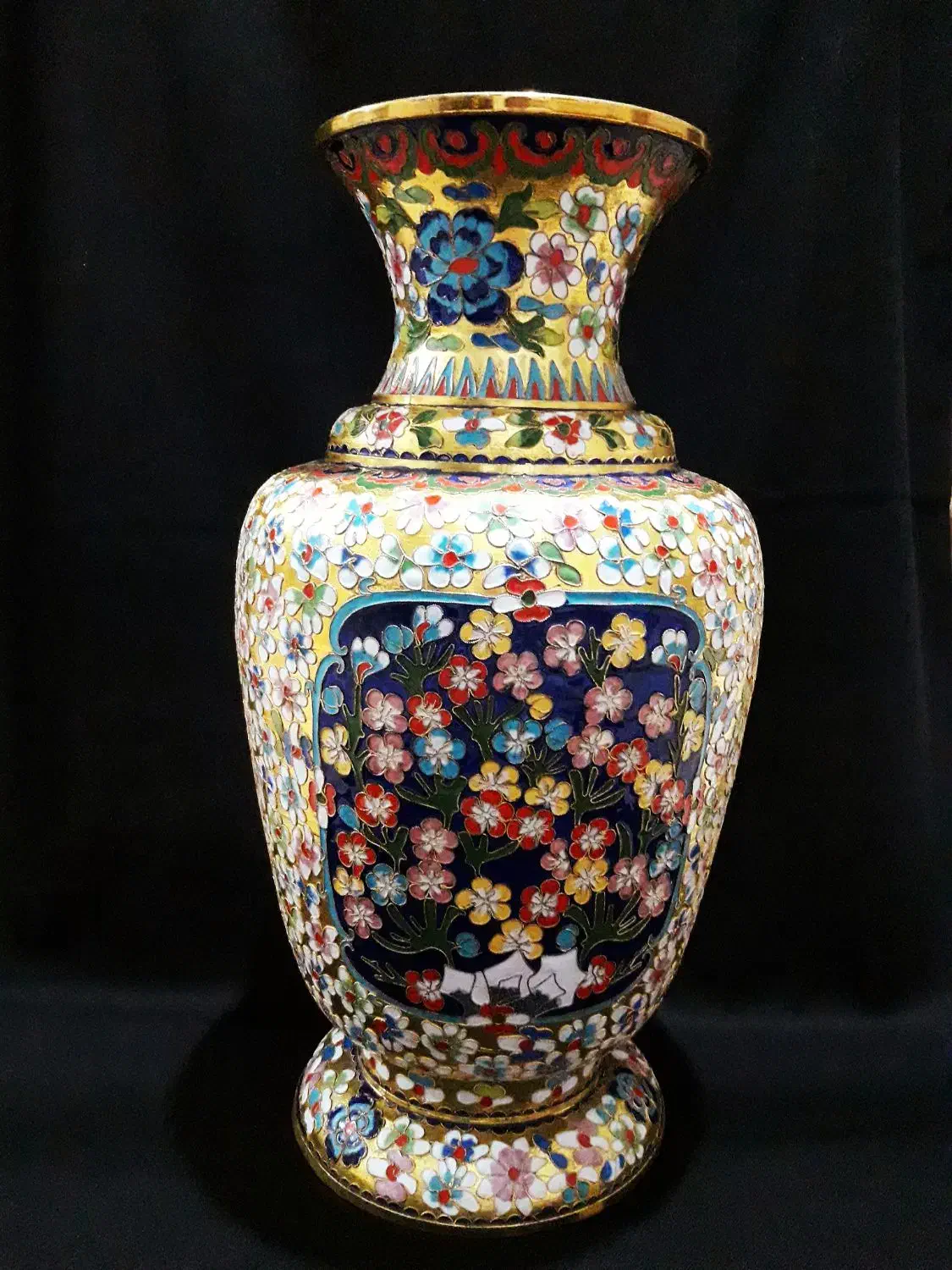 گلدان میناکاری روسی قدیمی|کلکسیون اشیاء عتیقه|رشت, حاجی آباد|دیوار